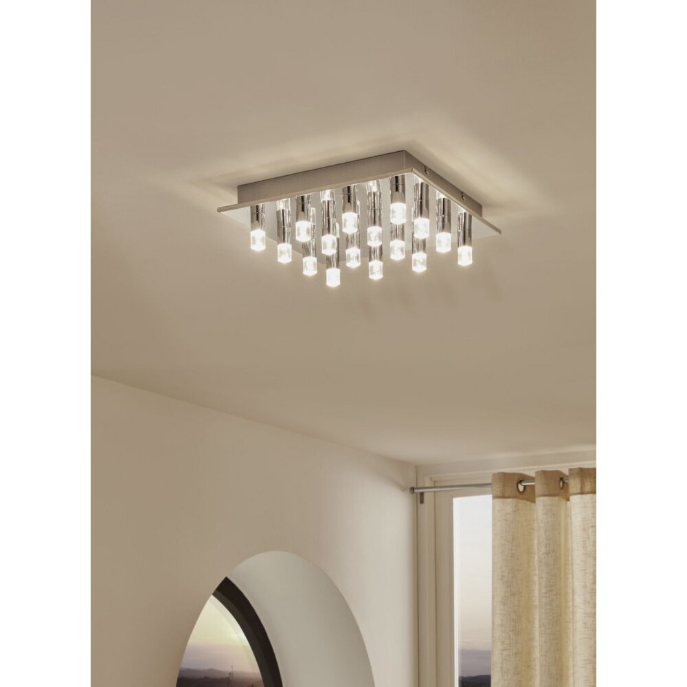 Eglo TEOCELO Lampa sufitowa LED Chrom, 16-punktowe main product photo