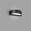 Faro Barcelona Oval Lampa ścienna Szary, 1-punktowy