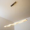 Hopedale lampa wisząca LED Chrom, Nikiel matowy, 1-punktowy