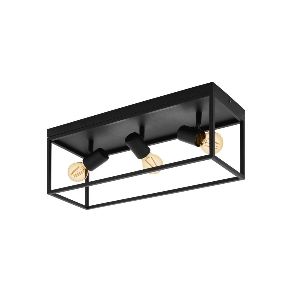 EGLO SILENTINA Lampa Sufitowa Czarny, 3-punktowe main product photo