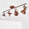Lampa Sufitowa Tina Rdzawy, 4-punktowe