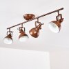 Lampa Sufitowa Tina Rdzawy, 4-punktowe