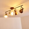 Lampa Sufitowa Tina Rdzawy, 4-punktowe