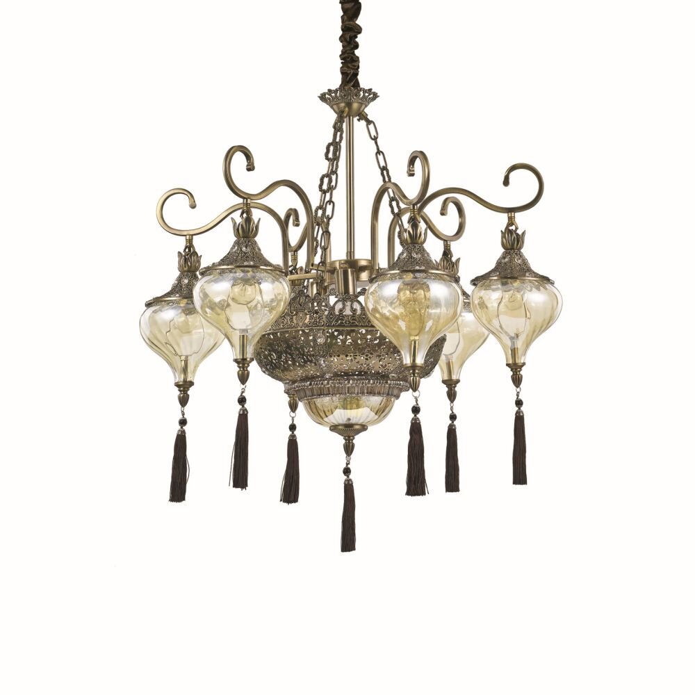 Ideal Lux HAREM Lampa Wisząca Oksydowane, 9-punktowe main product photo