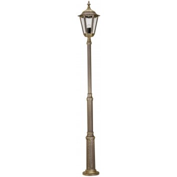 Albert 147 zewnętrzna lampa stojąca Brązowy, Mosiądz, 1-punktowy