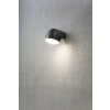 Konstsmide Ferrera Lampa ścienna LED Czarny, 1-punktowy