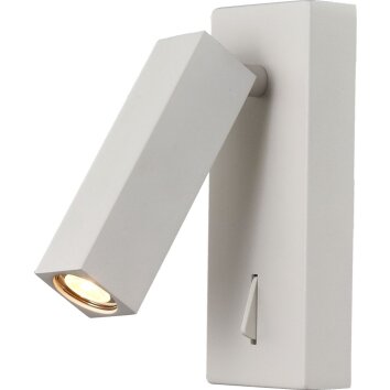 Mantra TARIFA Lampa ścienna LED Biały, 1-punktowy
