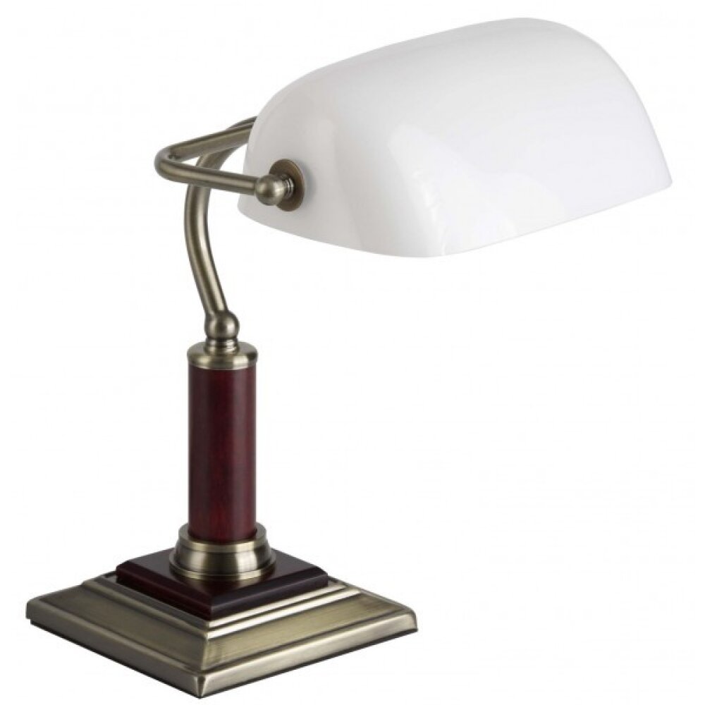 Brilliant Bankir Lampa stołowa Mosiądz, 1-punktowy main product photo