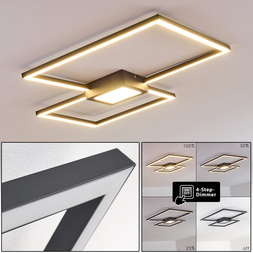 Narpes Lampa Sufitowa LED Antracytowy, 1-punktowy main product photo