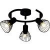 Brilliant Elhi Lampa w kształcie spirali z reflektorkami Czarny, 3-punktowe
