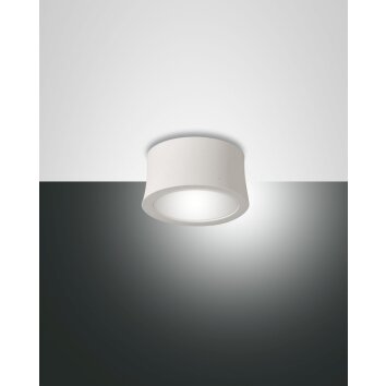 Fabas Luce Ponza Lampa Sufitowa LED Biały, 1-punktowy
