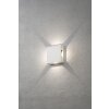 Konstsmide Cremona Lampa ścienna LED Biały, 4-punktowe