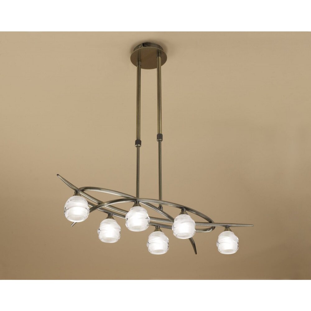 Mantra Loop lampa wisząca Mosiądz, 6-punktowe main product photo