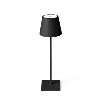 Faro Barcelona Toc Lampa stołowa LED Czarny, 1-punktowy
