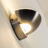 Dominical lampa ścienna LED Nikiel matowy, 2-punktowe