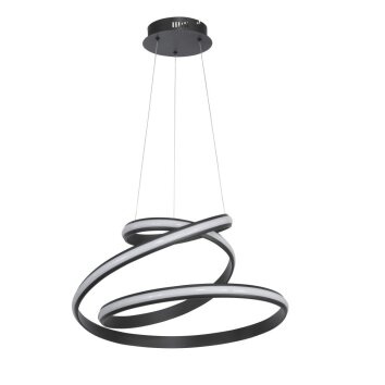 Lampa Wisząca WOFI TESS LED Czarny, 1-punktowy