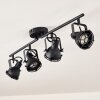 Jonsered Lampa Sufitowa LED Czarny, 4-punktowe