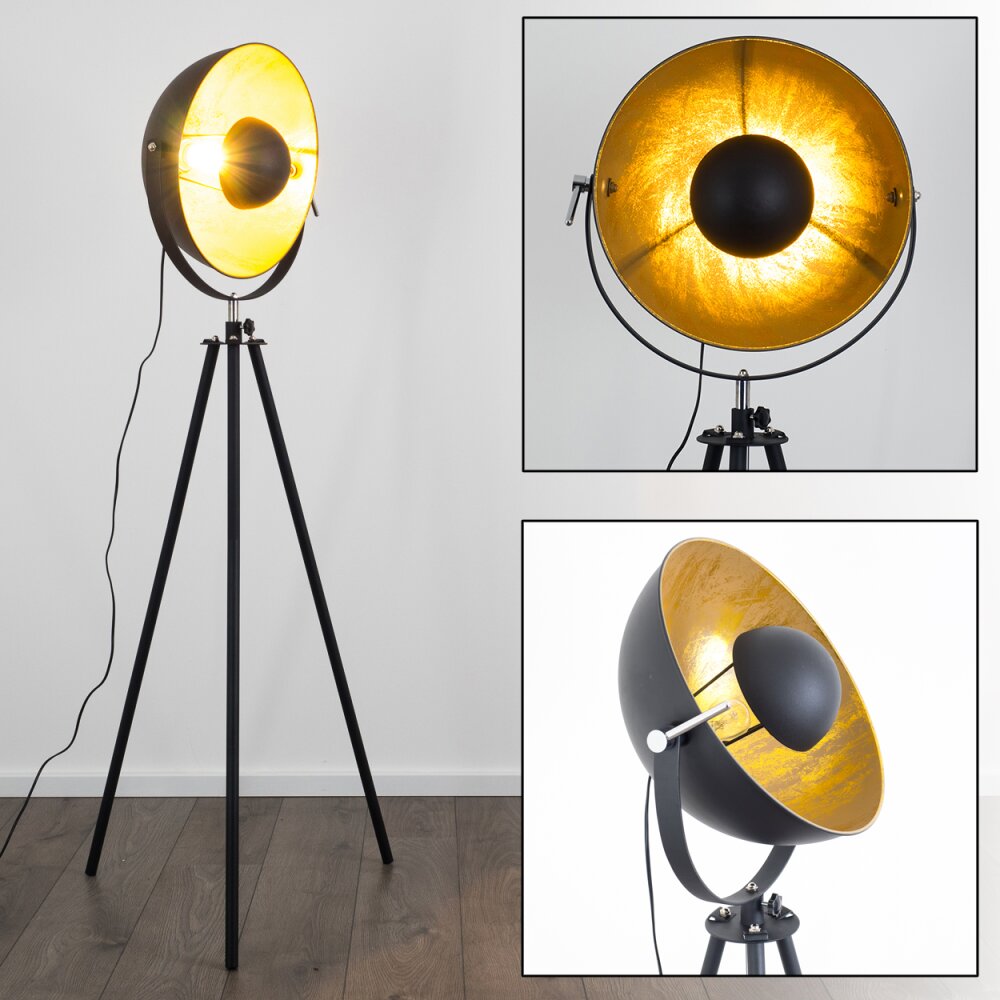 Maloy Lampa Stojąca Chrom, Czarny, 1-punktowy main product photo