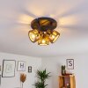 Haervej Wood Lampa Sufitowa Jasne drewno, Czarny, 3-punktowe