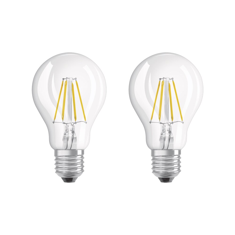 Osram LED E27 4 Watt 2700 Kelvin 470 Lumen zestaw dwóch main product photo