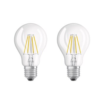 Osram LED E27 4 Watt 2700 Kelvin 470 Lumen zestaw dwóch