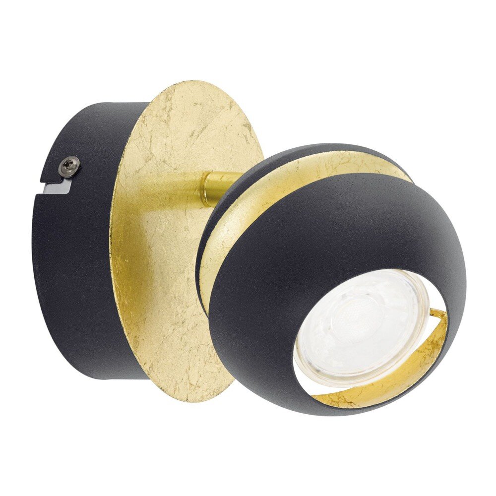 Eglo NOCITO Lampa ścienna Złoty, Czarny, 1-punktowy main product photo