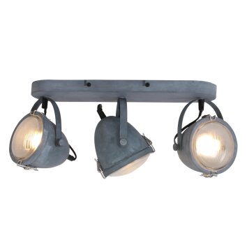 Steinhauer Mexlite Lampa Sufitowa Szary, 3-punktowe Steinhauer Mexlite Lampa Sufitowa Szary, 3-punktowe