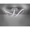 Leuchten-Direkt Ls-MELINDA Lampa Sufitowa LED Stal nierdzewna, 1-punktowy, Zdalne sterowanie, Zmieniacz kolorów