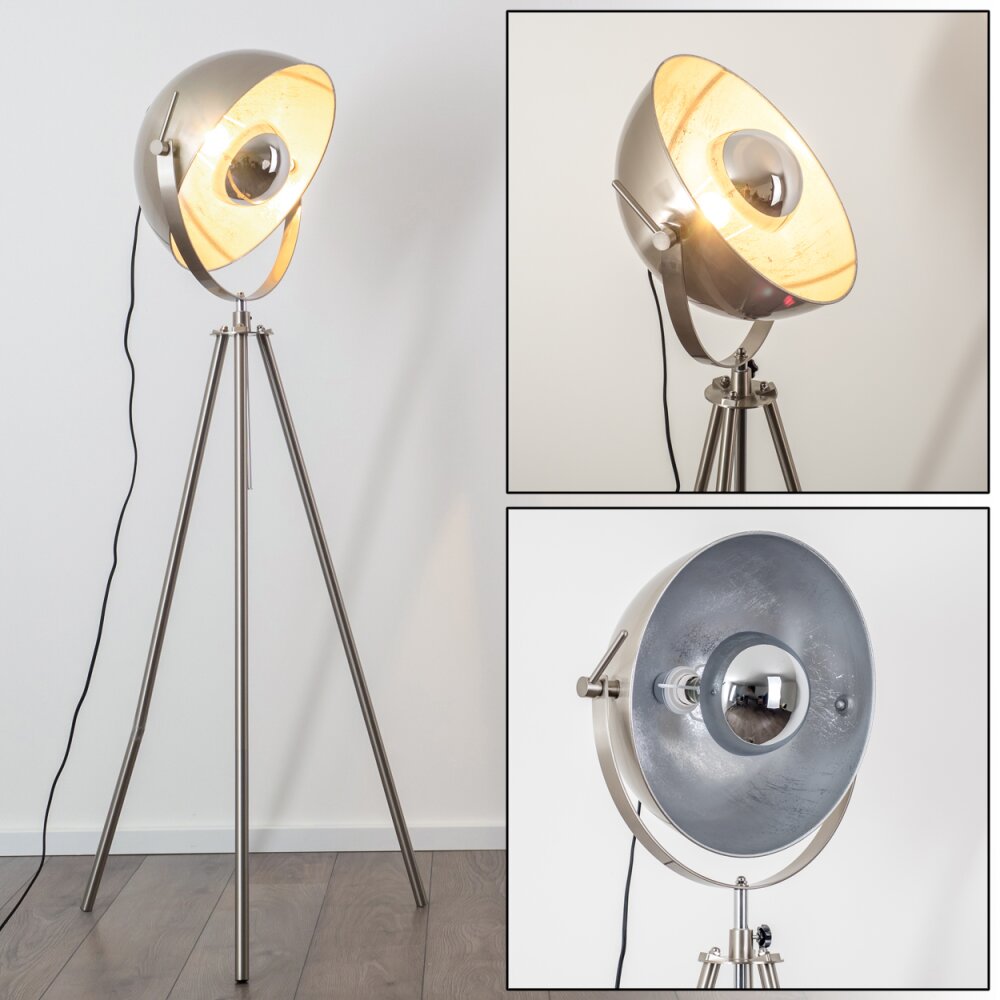Maloy Lampa Stojąca Chrom, Nikiel matowy, 1-punktowy main product photo