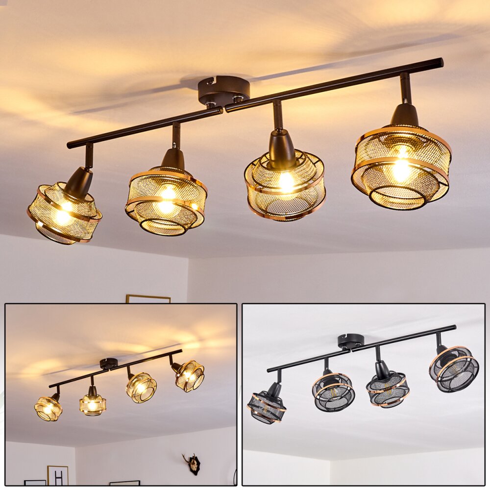 Limassol Lampa Sufitowa Czarny, 4-punktowe main product photo