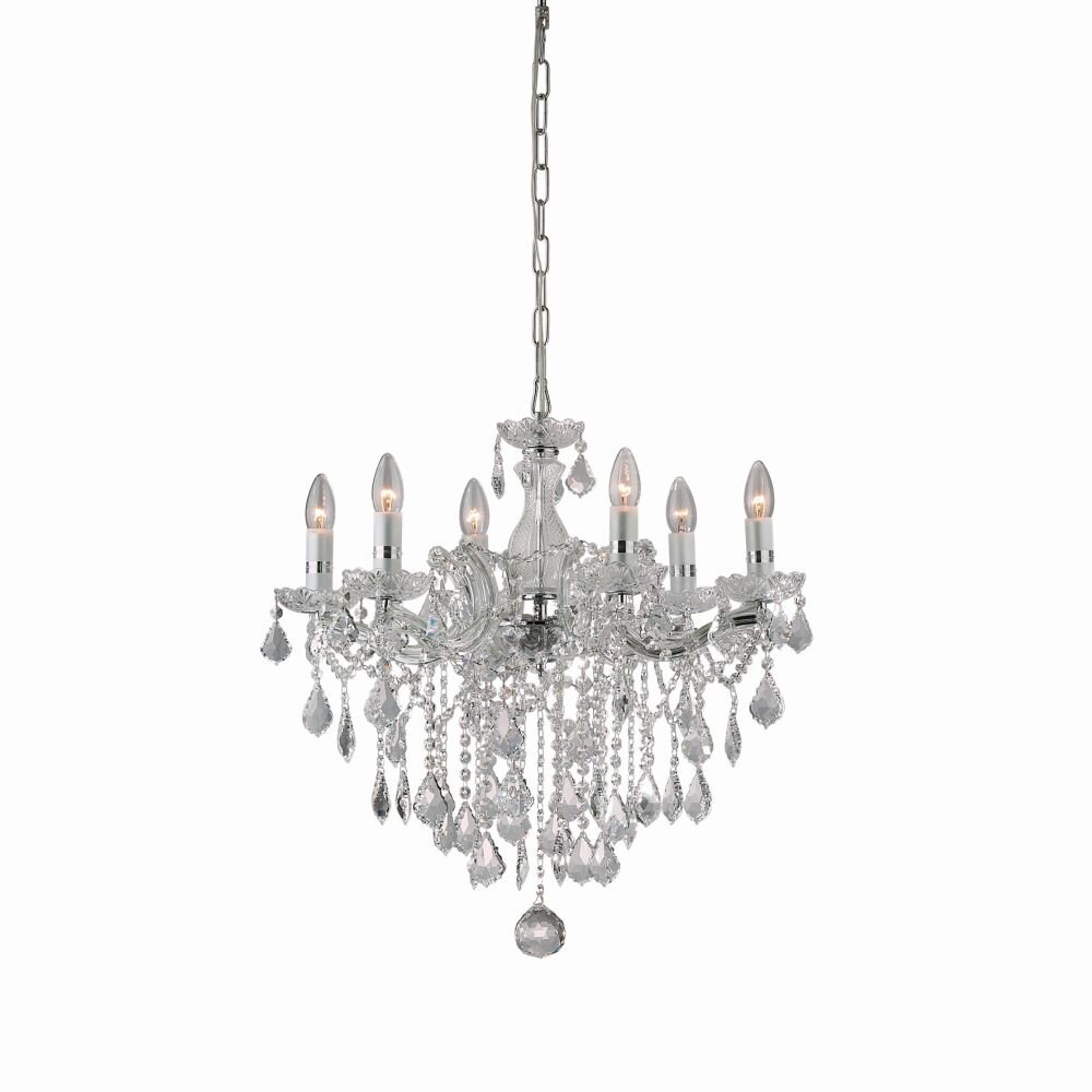 Ideal Lux FLORIAN Żyrandol Chrom, 6-punktowe main product photo