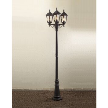 Konstsmide Firenze lampy stojące Czarny, 3-punktowe