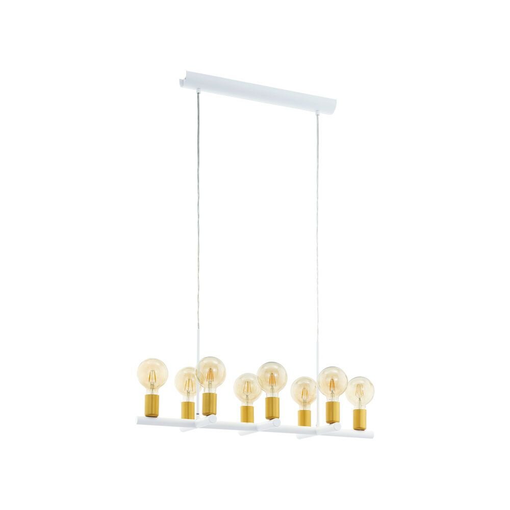 Eglo ADRI Lampa Wisząca Złoty, Biały, 8-punktowe main product photo