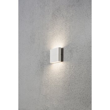 Konstsmide Chieri Lampa ścienna LED Biały, 2-punktowe