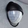 Carano Zewnętrzny kinkiet LED Czarny, 1-punktowy, Czujnik ruchu