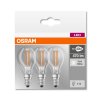 Osram LED E14 4 Watt 4000 Kelvin 470 Lumen zestaw trzech