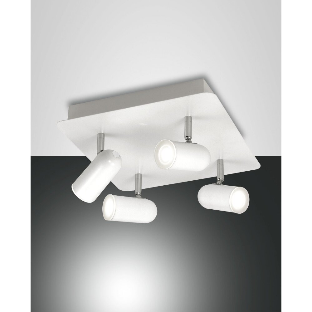 Fabas Luce Spotty Lampa Sufitowa LED Biały, 4-punktowe main product photo