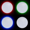Brilliant Edna Lampa Sufitowa LED Chrom, 1-punktowy, Zdalne sterowanie, Zmieniacz kolorów