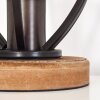 Haervej Lampa stołowa Jasne drewno, Czarny, 1-punktowy