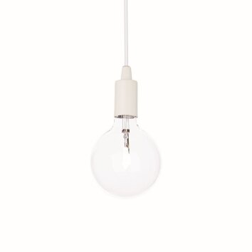 Ideal Lux EDISON Lampa Wisząca Biały, 1-punktowy