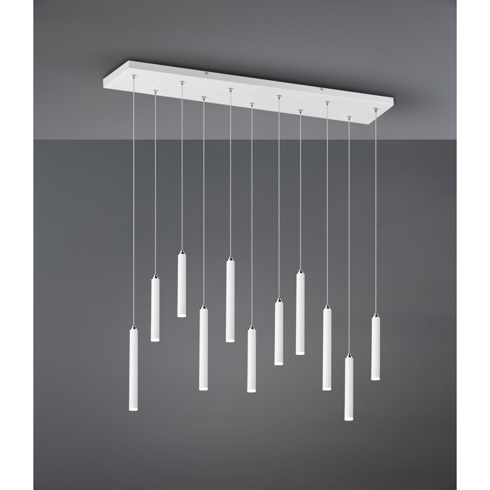 Trio Tubular Lampa Wisząca LED Biały, 11-punktowe main product photo