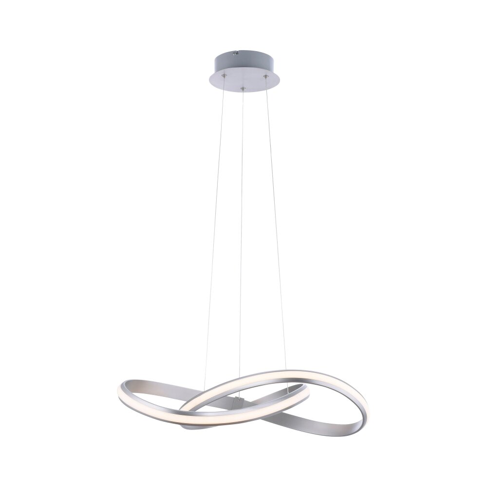Leuchten-Direkt Ls-MELINDA Lampa Wisząca LED Stal nierdzewna, 1-punktowy, Zdalne sterowanie, Zmieniacz kolorów main product photo