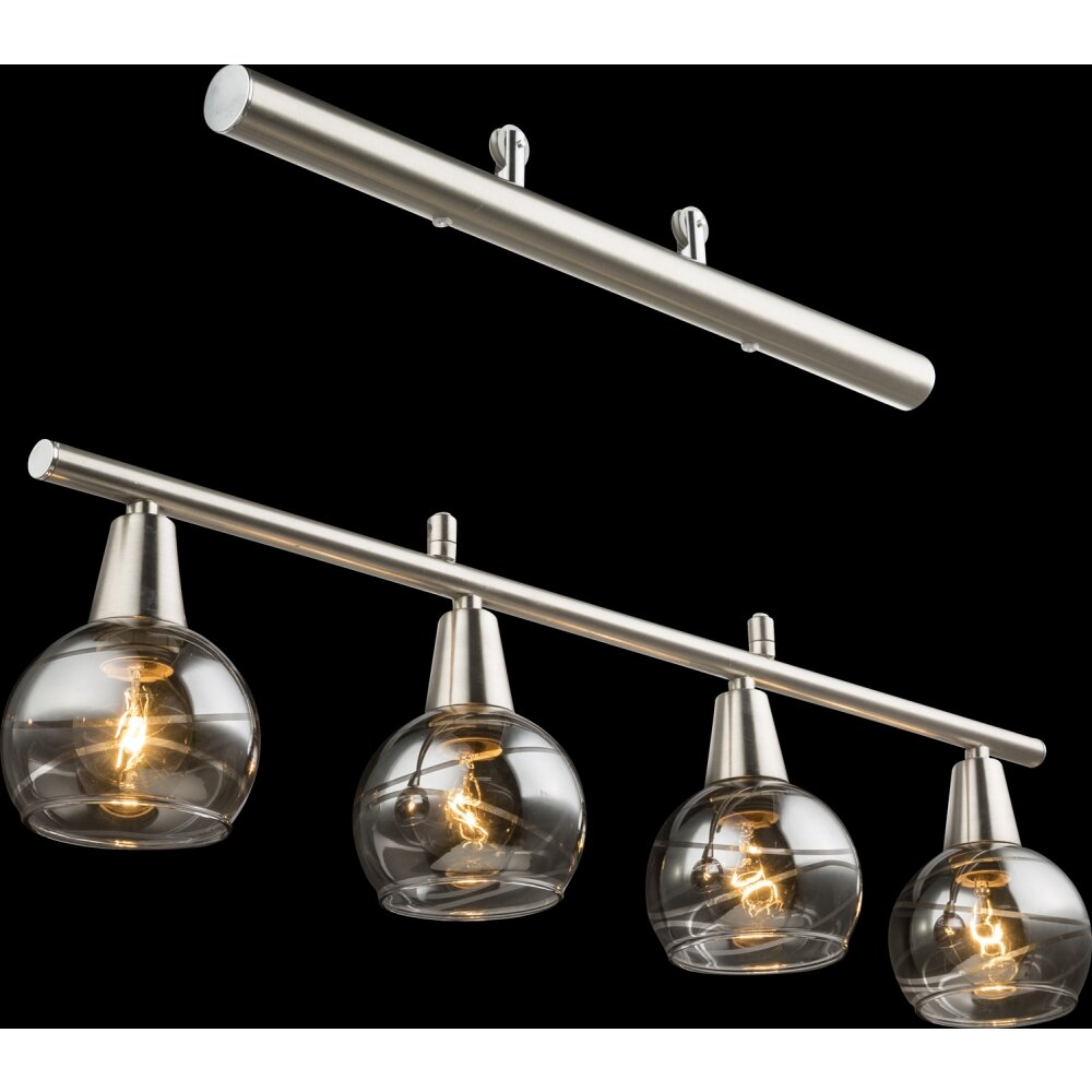 Globo ROMAN Lampa Wisząca LED Nikiel matowy, 4-punktowe main product photo