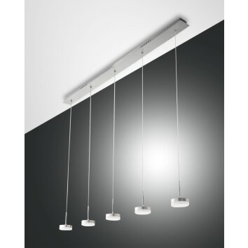 Fabas Luce Dunk Lampa Wisząca LED Aluminium, 5-punktowe