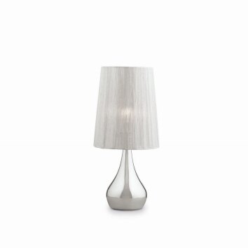 Ideal Lux ETERNITY Lampa stołowa Srebrny, 1-punktowy