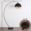 Lampa Stojąca Miranda Czarny, 1-punktowy