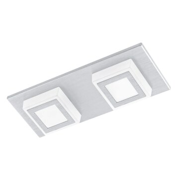 Eglo MASIANO oświetlenie ścienne i sufitowe LED Aluminium, 2-punktowe