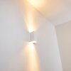 Aversa Lampa ścienna Biały, 2-punktowe