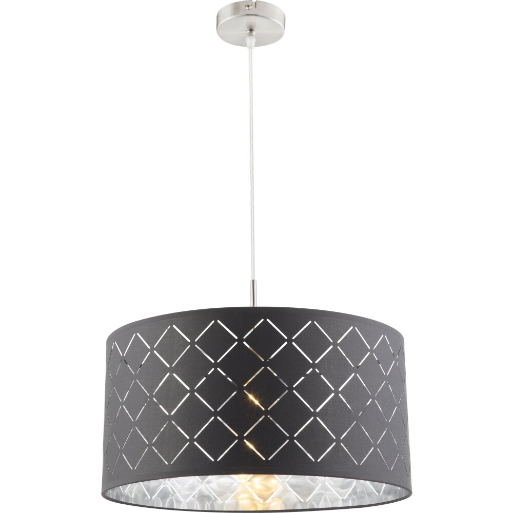 Globo KIDAL Lampa Wisząca Nikiel matowy, 1-punktowy main product photo
