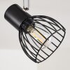 Bolderslev Lampa Sufitowa Chrom, Czarny, 4-punktowe